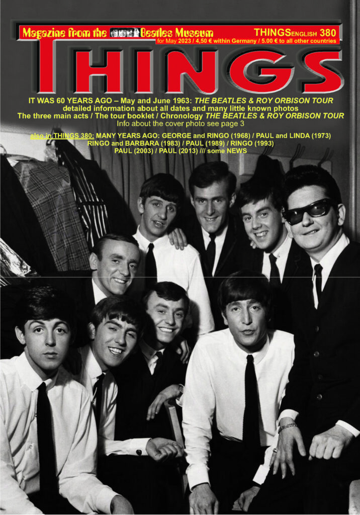 BEATLES magazine THINGS 380 ENGLISH - Beatles Museum