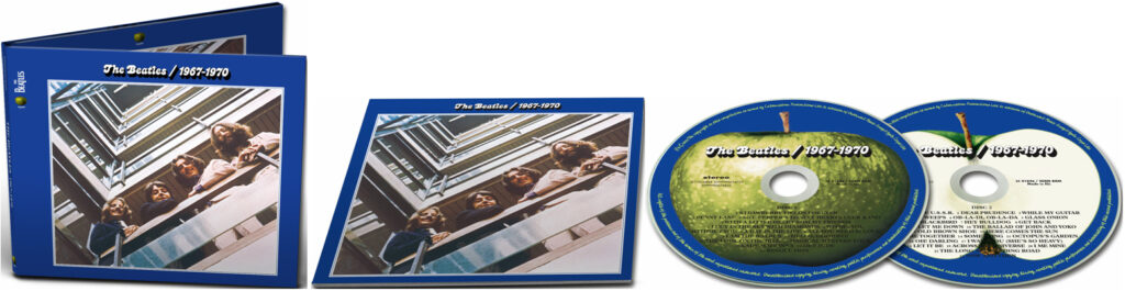 Double Cd The Beatles 1967 1970 Blue Album Beatles Museum