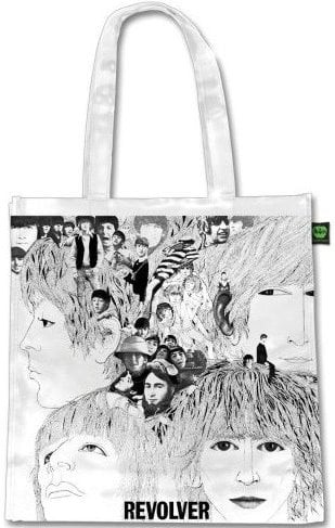BEATLES-Shopperbag REVOLVER ALBUM COVER ON WHITE