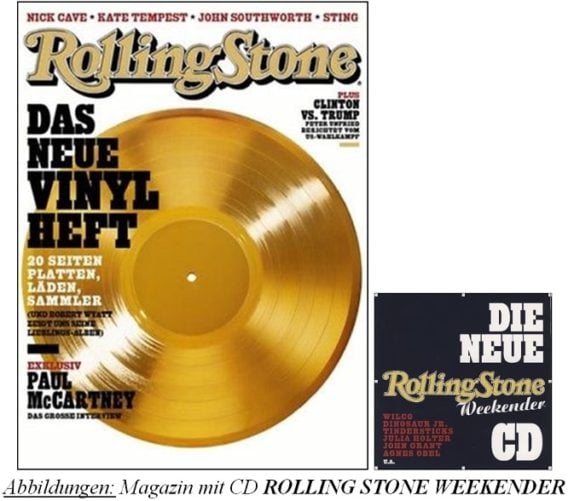 Zeitschrift ROLLING STONE 10/2016 mit McCARTNEY-Interview