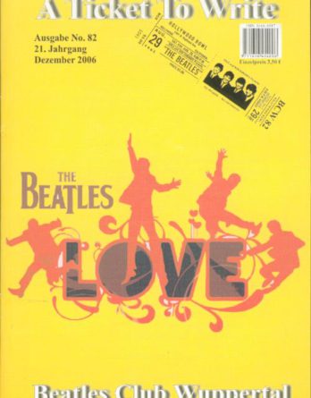 BEATLES: Fan-Magazin A TICKET TO WRITE 82